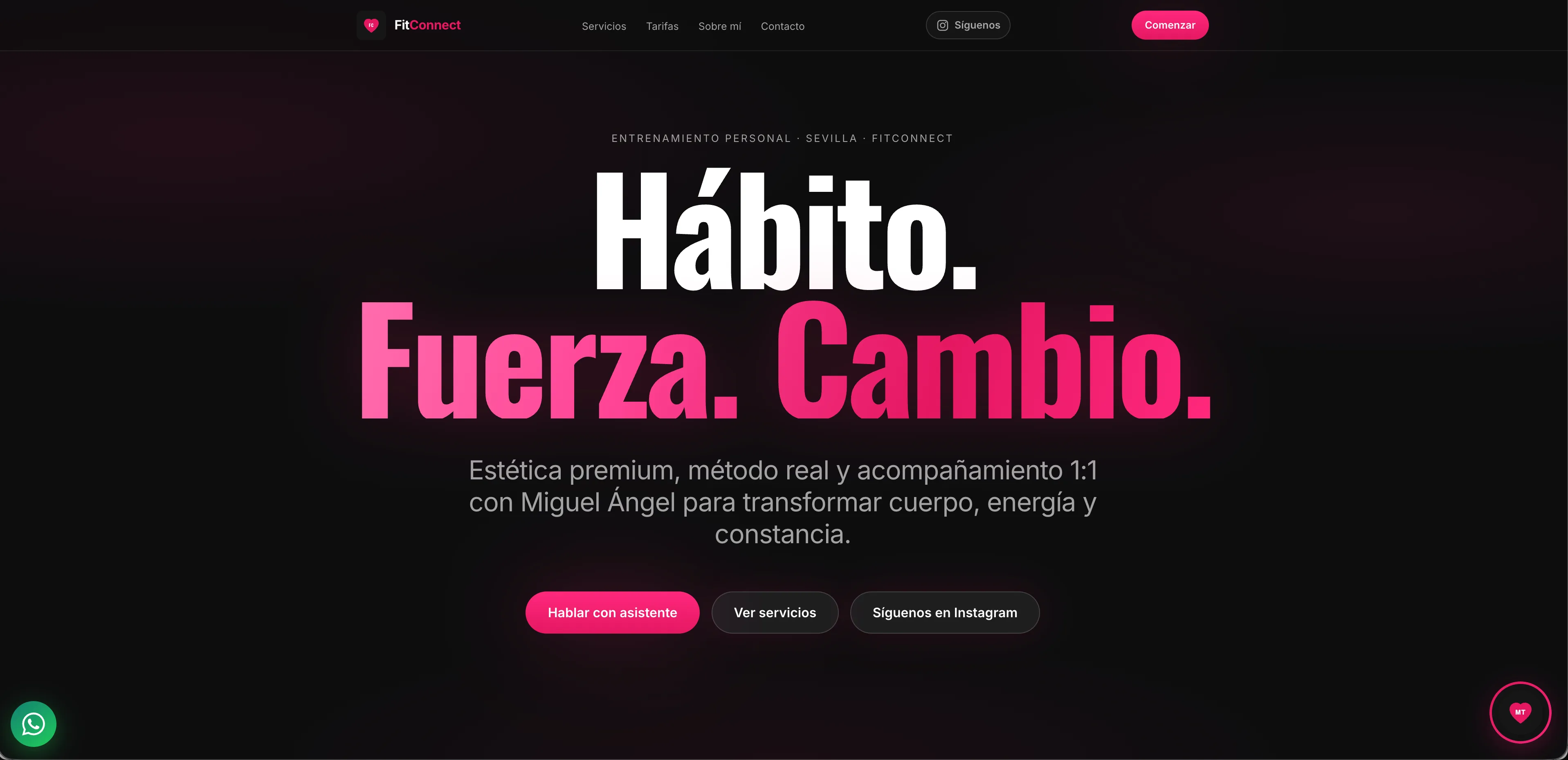 FitConnect — demo conceptual