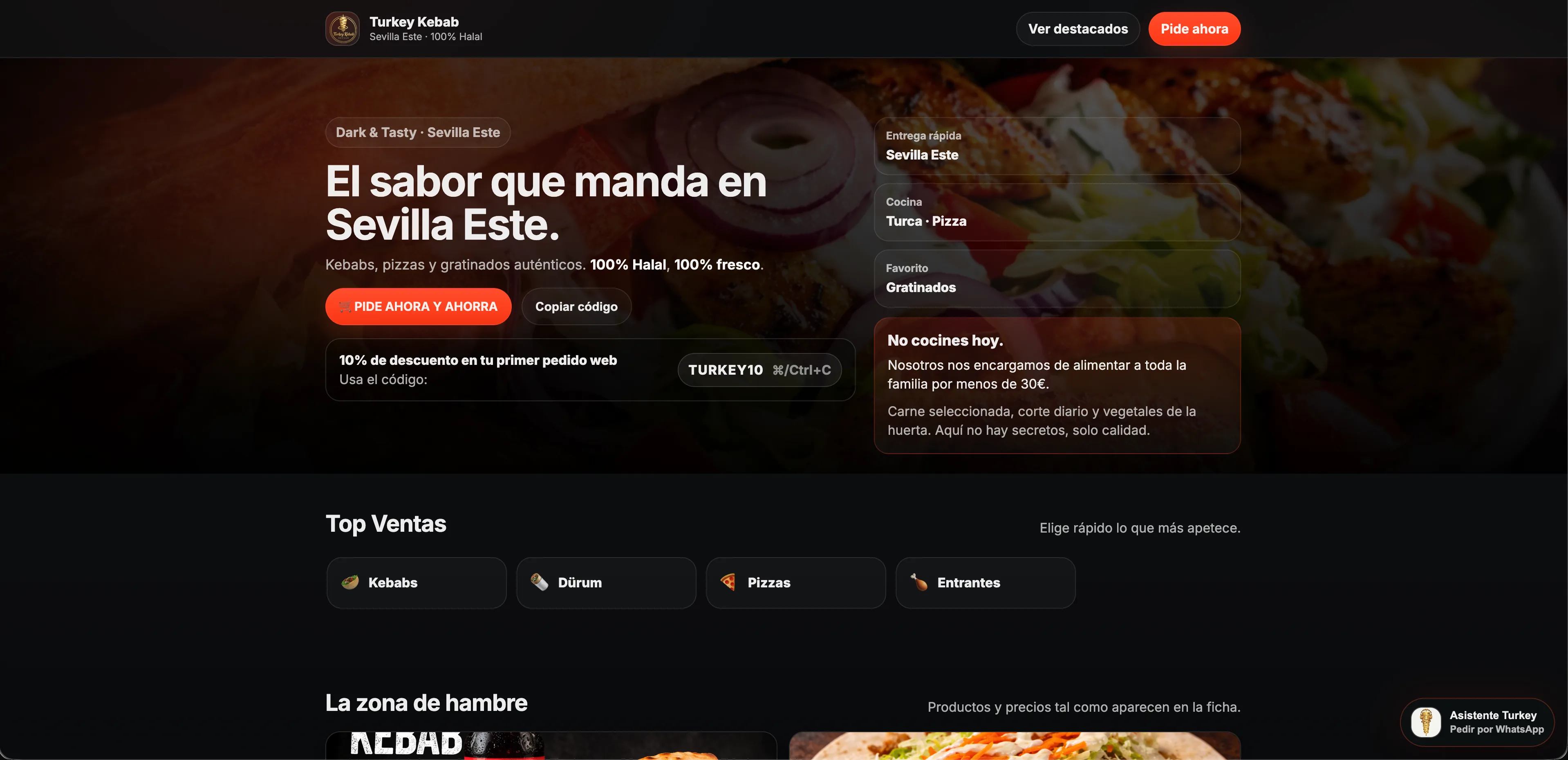 Kebab Turkey — demo conceptual